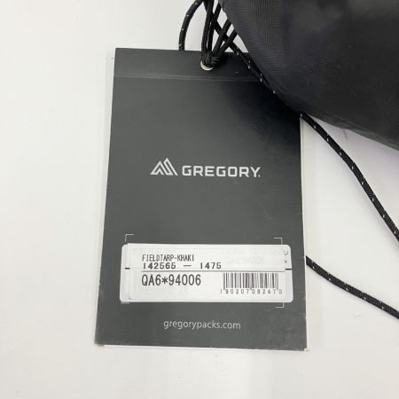  GREGORY グレゴリ フィールドタープ FIELD TARP KHAKI 1425651475 未使用品