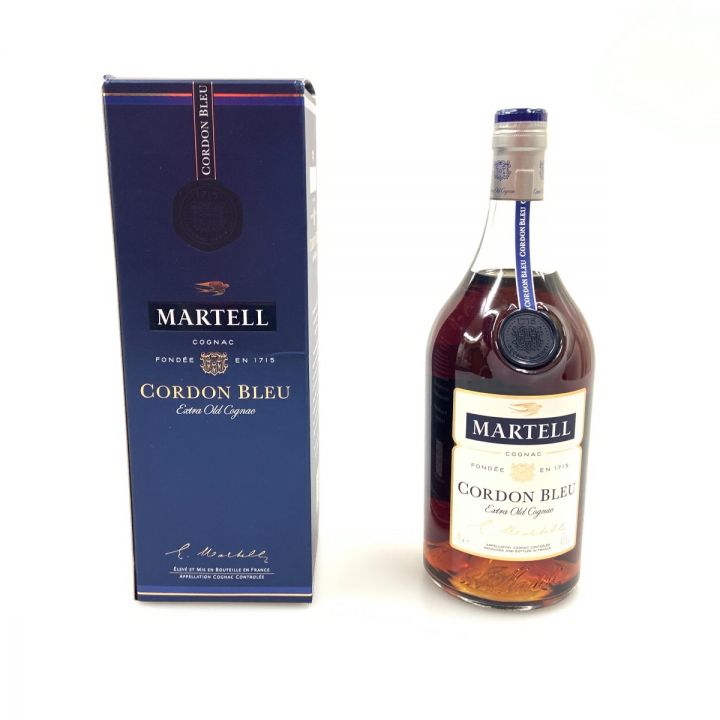 MARTELL マーテル コルドンブルー エクストラオールド ブランデー コニャック 1000ml 40% ブルー  未開栓｜中古｜なんでもリサイクルビッグバン