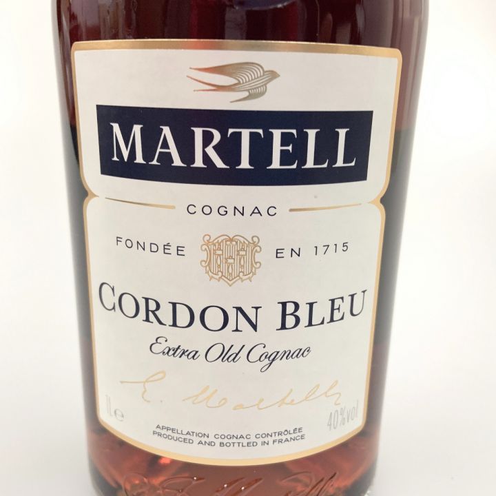 MARTELL マーテル コルドンブルー エクストラオールド ブランデー コニャック 1000ml 40% ブルー 未開栓 ｜中古｜なんでもリサイクルビッグバン