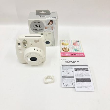  FUJIFILM フジフィルム instax mini 8+ チェキ フィルムカメラ インスタントカメラ ホワイト
