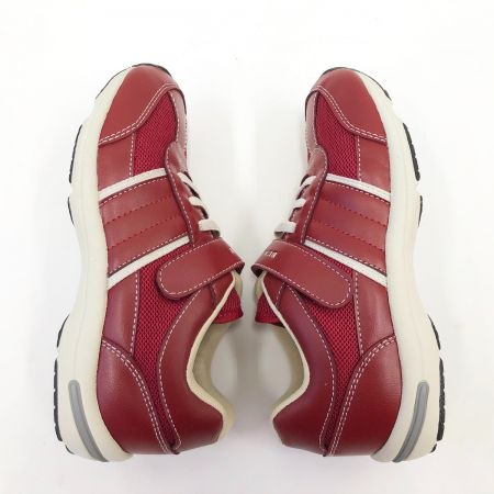  BURBERRY LONDON バーバリーロンドン キッズ レザースニーカー 21cm レッド