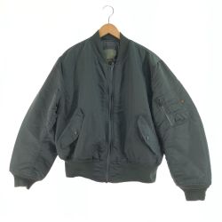 〇〇 ALPHA アルファ メンズ MA-1ジャケット サイズXL MIL-J-82790J カーキ Bランク