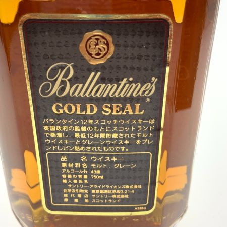   Ballantines バランタイン ゴールド シール スコッチウィスキー 750ml 43% 未開栓