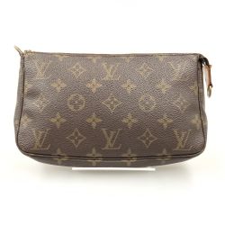 〇〇 LOUIS VUITTON ルイヴィトン モノグラム ポシェット アクセソワール アクセサリーポーチ  M51980 ブラウン Bランク