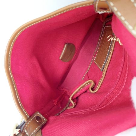  COACH コーチ キャンバス 斜めかけ ポシェット ショルダーバッグ 9881 べr-ジュ