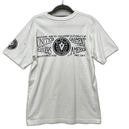  WEST RIDE ウエストライド メンズ Tシャツ SIZE 38 ホワイト