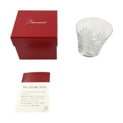 〇〇 Baccarat バカラ ルテシア 2024年 タンブラー クリスタル ロックグラス Sランク
