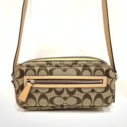 〇〇 COACH コーチ シグネチャー ショルダーバッグ　ポシェット 6073 Bランク