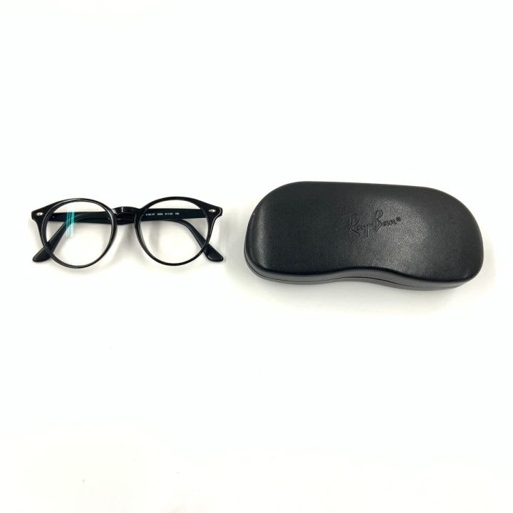 RAY-BAN レイバン メガネ フレーム 丸メガネ 2180-VF ブラック - 中古 
