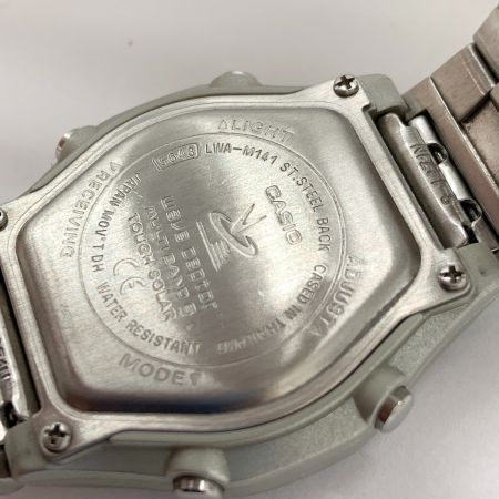  CASIO カシオ  レディース ウェーブセプター ソーラー 電波腕時計 腕時計 LWA-M141D-7AJF ホワイト x シルバー