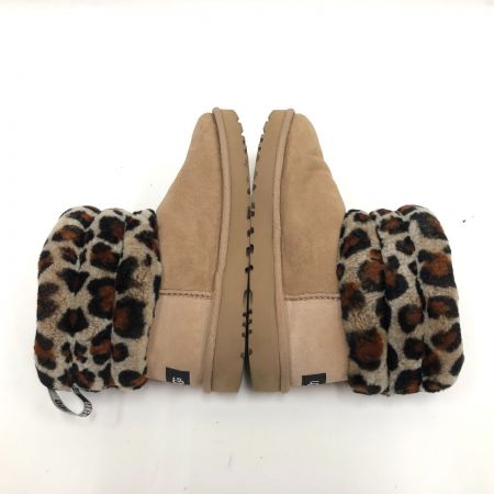 UGG アグ レディース ムートンブーツ フラッフ ミニ キルテッド レオパード 24cm 1105358 ブラウン