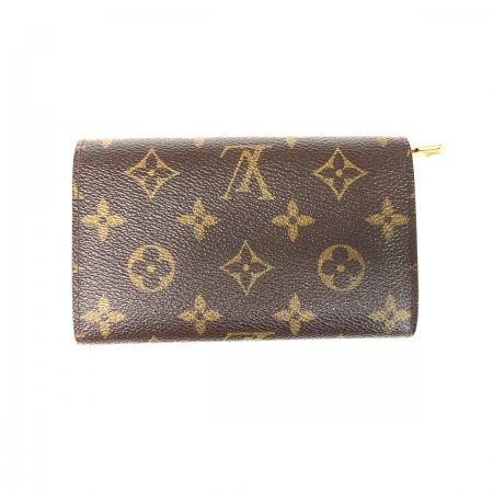  LOUIS VUITTON ルイヴィトン モノグラム ポルト モネ ビエ トレゾール 二つ折り財布 M61736 ブラウン 現状渡し