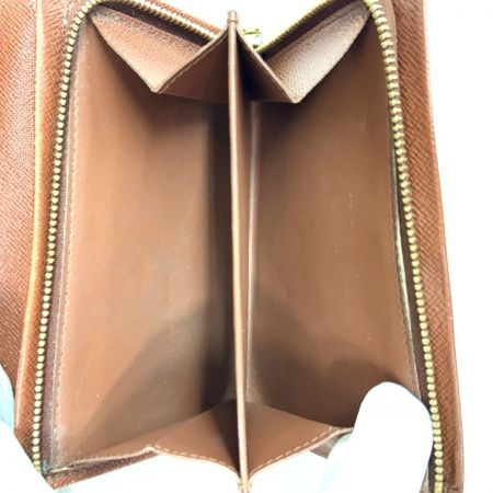  LOUIS VUITTON ルイヴィトン モノグラム ポルト モネ ビエ トレゾール 二つ折り財布 M61736 ブラウン 現状渡し