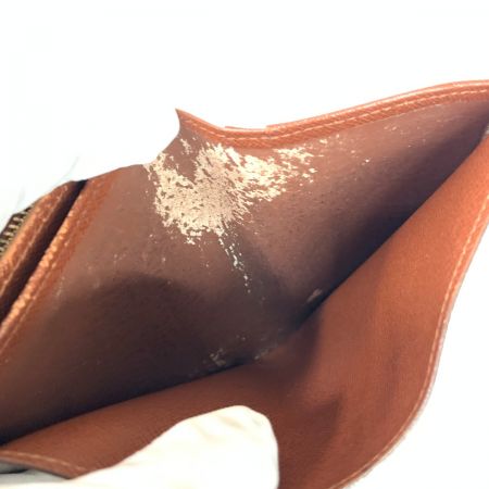  LOUIS VUITTON ルイヴィトン モノグラム ポルト モネ ビエ トレゾール 二つ折り財布 M61736 ブラウン 現状渡し