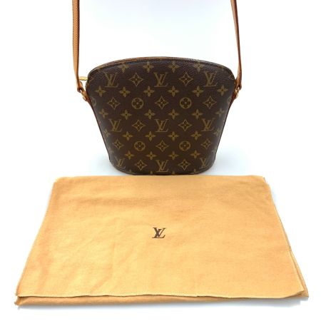  LOUIS VUITTON ルイヴィトン モノグラム ドルーオ ショルダーバッグ M51290 ブラウン