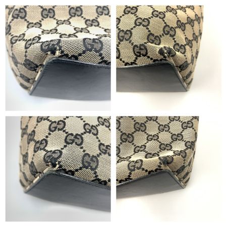  GUCCI グッチ GGキャンバス ハンドバッグ トートバッグ  002-1098 ブラック