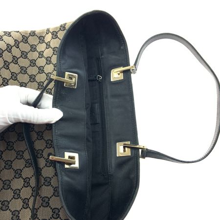  GUCCI グッチ GGキャンバス ハンドバッグ トートバッグ  002-1098 ブラック