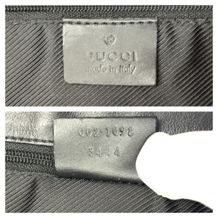  GUCCI グッチ GGキャンバス ハンドバッグ トートバッグ  002-1098 ブラック