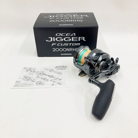  SHIMANO シマノ OCEA JIGGER 19オシアジガー F カスタム 2000NRHG 右 04004 両軸リール