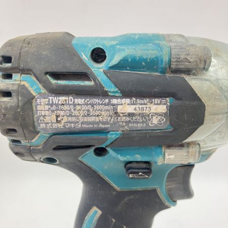  MAKITA マキタ 18V 充電式インパクトレンチ TW281D グリーン