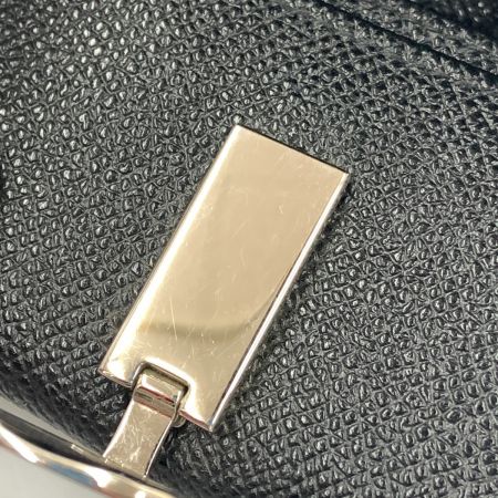  BVLGARI ブルガリ ロゴクリップ コインケース ブラック