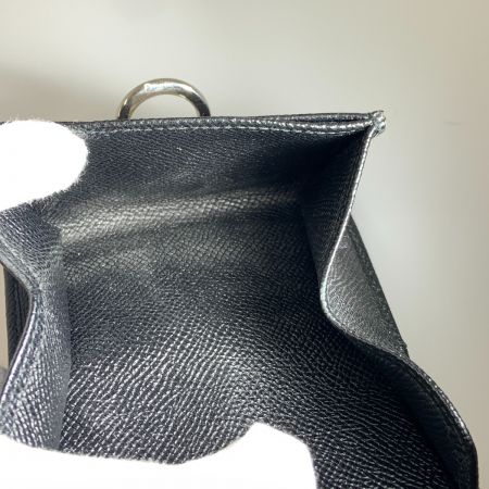  BVLGARI ブルガリ ロゴクリップ コインケース ブラック