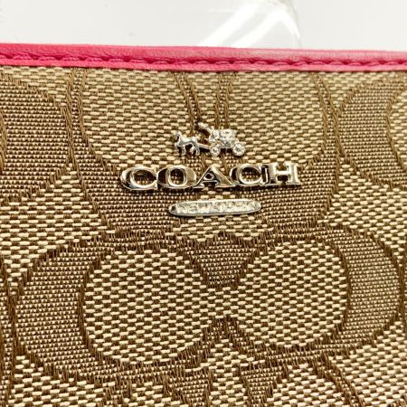  COACH コーチ ラウンドファスナー 長財布 F53539 ピンク
