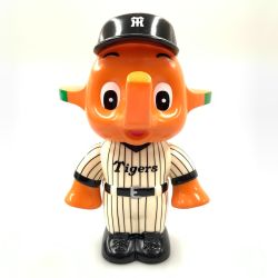 〇〇  佐藤製薬 サトちゃん 阪神タイガーズコラボ 貯金箱  オレンジ Bランク