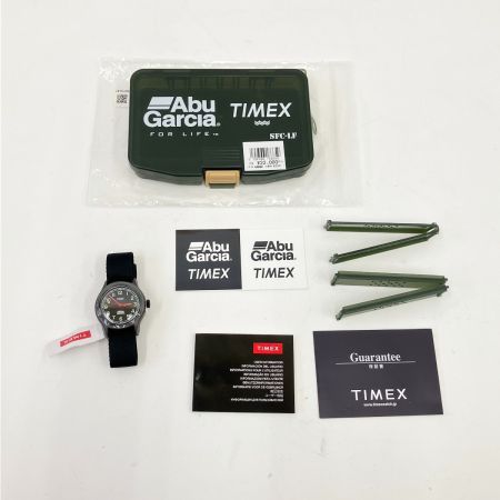  TIMEX×Abu Garcia アブガルシア×タイメックス キャンパー tw2v37900 腕時計 ブラック 未使用品