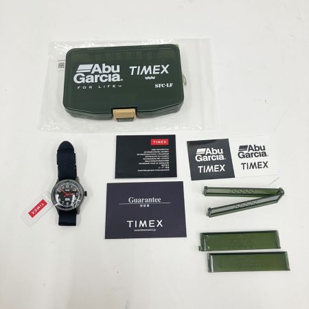  TIMEX×Abu Garcia アブガルシア×タイメックス キャンパー tw2v37900 腕時計 ブラック 未使用品
