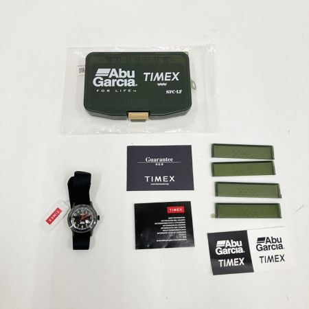  TIMEX×Abu Garcia アブガルシア×タイメックス キャンパー tw2v37900 腕時計 ブラック 未使用品