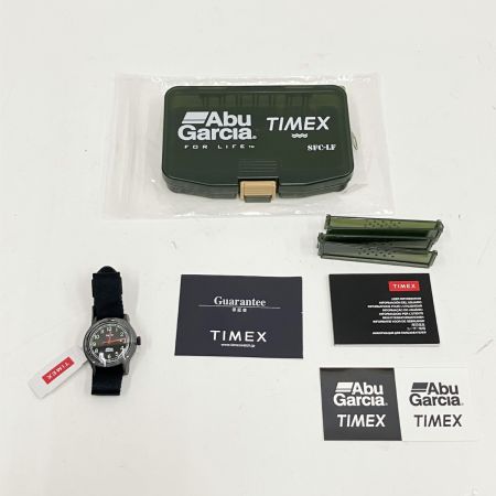  TIMEX×Abu Garcia アブガルシア×タイメックス キャンパー tw2v37900 腕時計 ブラック 未使用品