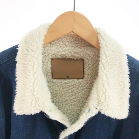  blutenblatt ブリューテンブラット メンズ ボアデニムジャケット サイズM ブルー×ホワイト