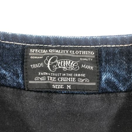  CRIMIE クライミー メンズ デニムベスト サイズM インディゴ