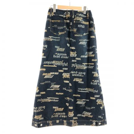  CLUTCH レディース デニムスカート ロゴ サイズF