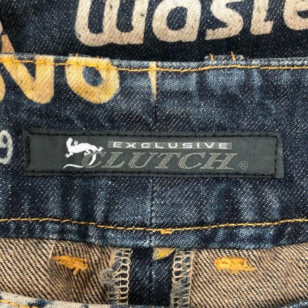  CLUTCH レディース デニムスカート ロゴ サイズF