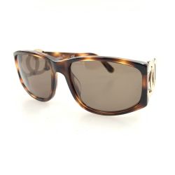 〇〇 CHANEL シャネル ココマーク サングラス スモークブラウン 02461 91235 Cランク