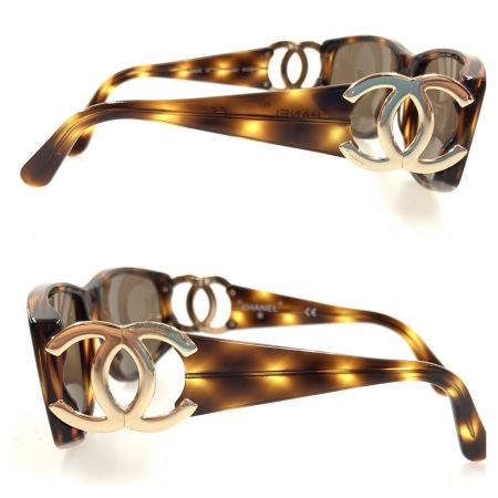  CHANEL シャネル ココマーク サングラス スモークブラウン 02461 91235