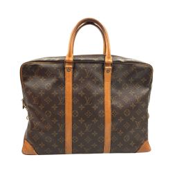 〇〇 LOUIS VUITTON ルイヴィトン モノグラム ポルト ドキュマン ヴォワヤージュ ビジネスバッグ M53361 ブラウン Cランク