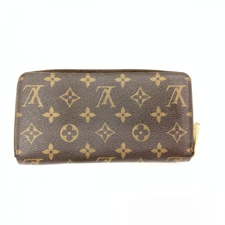  LOUIS VUITTON ルイヴィトン モノグラム ジッピーウォレット ラウンドファスナー長財布 M42616 ブラウン