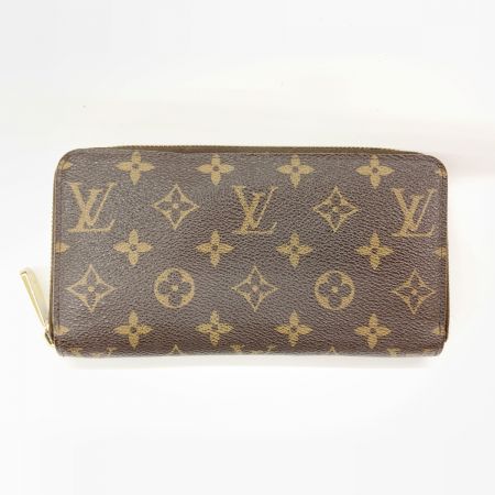  LOUIS VUITTON ルイヴィトン モノグラム ジッピーウォレット ラウンドファスナー長財布 M42616 ブラウン