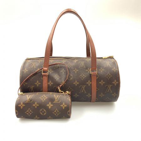  LOUIS VUITTON ルイヴィトン モノグラム パピヨン30 ハンド バッグ M51365 ブラウン