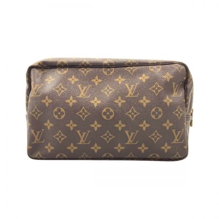  LOUIS VUITTON ルイヴィトン モノグラム トゥルース トワレット28 化粧ポーチ M47522 ブラウン