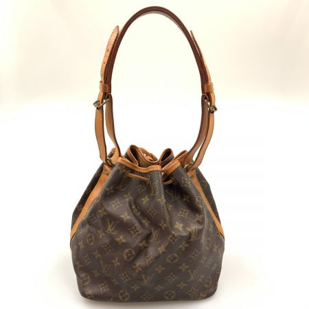  LOUIS VUITTON ルイヴィトン モノグラム プチ ノエ ショルダーバッグ M42226 ブラウン