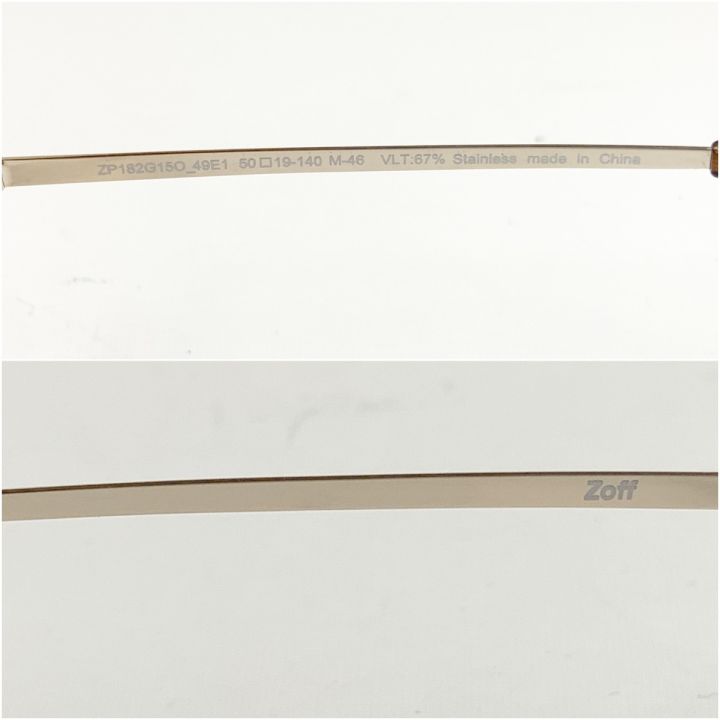 〇〇Zoff ラウンド型 サングラス 50□19-140 M-46 ZP182G15 ブラウン Zoff ラウンド型 サングラス 50□19-140 M-46 ZP182G15 ブラウン