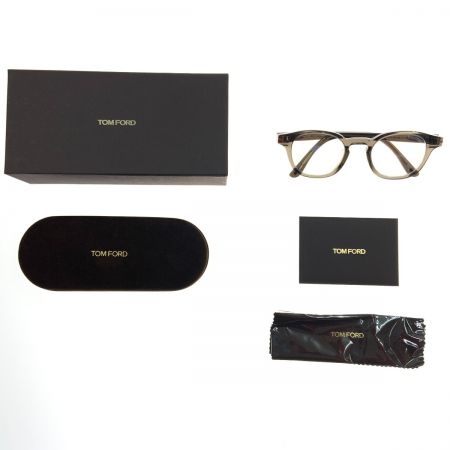  TOM FORD トムフォード メガネ ボストン型 ウェリントン型 ブルーライトカット アジアンフィット 49□22 145  TF6000 グレー