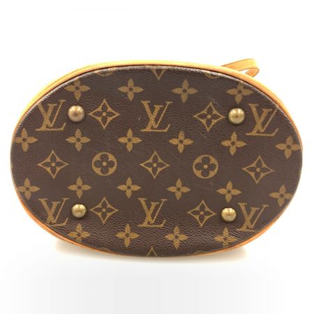  LOUIS VUITTON ルイヴィトン モノグラム バケットPM ショルダーバッグ M42238 ブラウン
