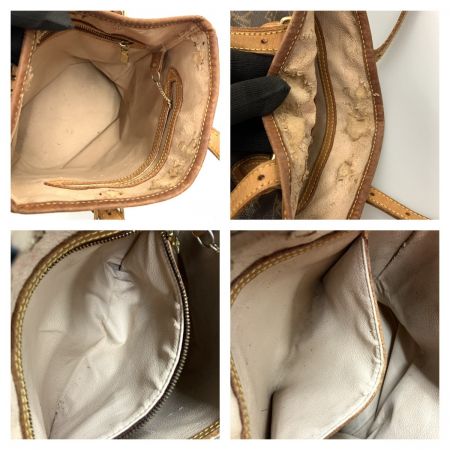  LOUIS VUITTON ルイヴィトン モノグラム バケットPM ショルダーバッグ M42238 ブラウン