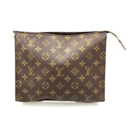 〇〇 LOUIS VUITTON ルイヴィトン モノグラム ポッシュ トワレット26 ポーチ クラッチバッグ M47542 ブラウン Cランク