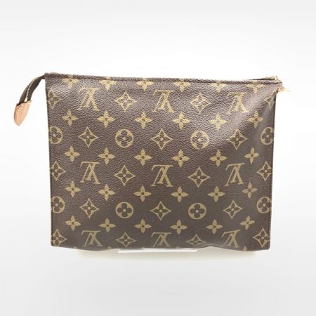  LOUIS VUITTON ルイヴィトン モノグラム ポッシュ トワレット26 ポーチ クラッチバッグ M47542 ブラウン